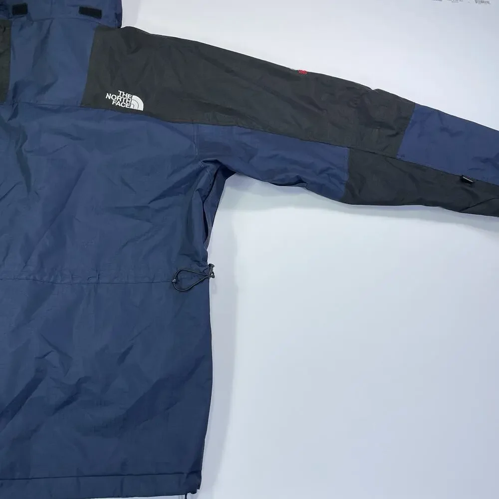 The North Face Mens Summit Series Goretex Waterproof Hooded Jacket Blue Sz XXL